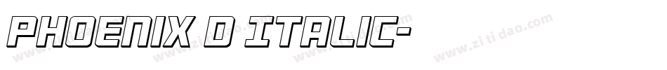 Phoenix D Italic字体转换
